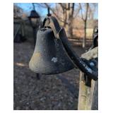 Cast Iron Farm Bell with Mount must be prepared to remove from post
