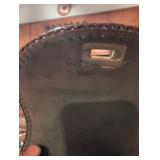 MCM Hand Tooled Leather Crossbody Bag