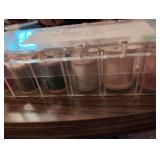 Thread Box Organizer with Assorted Spools