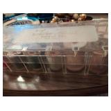 Thread Box Organizer with Assorted Spools