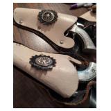 Antique PAL Cap Gun set with White Grips