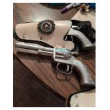 Antique PAL Cap Gun set with White Grips