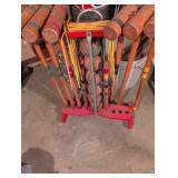 Wooden Croquet Set with Stand