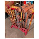 Wooden Croquet Set with Stand