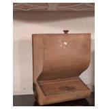 1920s-1930s Industrial Metal File Box