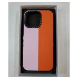 CASETIFY Impact iPhone 13 Pro Case [6.6ft Drop Protection] - Pink/Red Colorblock - Retail: $38
