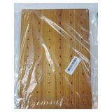 Wooden Food Skewer Holder Pick Stand and Display Holder Catering Appetizer Fruit Skewer Stand Food Display Rectangular Board with Holes for Catering(13.78 x 9.84 Inch,Rectangle Style) - Retail: $14