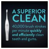 Tao Clean UV Sanitizing Sonic Toothbrush and Cleaning Station, Electric Toothbrush, Dual Speed Setting, White - Retail: $99