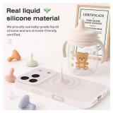 iPhone 17 Pro Max Case, Compatible with Magsafe (Premium Liquid Silicone) (Integrated Camera Control Button) Full Body Protective Anti-Scratch Microfiber Lining 6.9 inch, Stone - Retail: $13