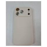 iPhone 17 Pro Max Case, Compatible with Magsafe (Premium Liquid Silicone) (Integrated Camera Control Button) Full Body Protective Anti-Scratch Microfiber Lining 6.9 inch, Stone - Retail: $13