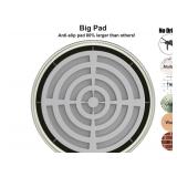 Nickel Shower Curtain Rods,43-72 Inches, Rust Resistance, Adjustable Tension Rod with Durable Spring, No Drilling, Use for Bathroom, Bedroom, Kitchen, Balcony, Home - Retail: $20