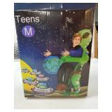 Alien Costume, Blow Up Inflatable Alien Costumes for Boys, Halloween Costumes for Teens, Medium.