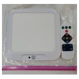 Rechargeable Motion Sensor Closet Light with Remote, Wireless Battery Operated Ceiling Light Magnetic Mount, Rechargeable LED Shower Light No Wiring for Indoor, Shower, Stairs, Shed, Hallway, Porch - 