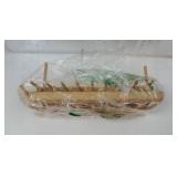 Bamboo Dish Rack - Expandable Plate Rack & Dish Drying Rack for Kitchen Cabinet Storage, Adjustable Multi-Functional Design Organizer for Plates, Bowls, Cups, Pots, Cutting Boards (Natural Bamboo) - R