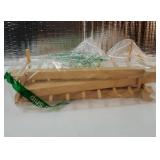 Bamboo Dish Rack - Expandable Plate Rack & Dish Drying Rack for Kitchen Cabinet Storage, Adjustable Multi-Functional Design Organizer for Plates, Bowls, Cups, Pots, Cutting Boards (Natural Bamboo) - R