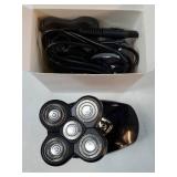 Bald Head Shaver, Electric Head Shavers for Bald Men, 5-in-1 Head and Face Grooming Kit, Waterproof Cordless Rotary Razor and USB Rechargeable ,Gifts for Men - Retail: $26