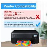 LCL 910XL Cyan Magenta Yellow Ink Cartridges Pigment Replacement for HP 910 XL Ink for HP OfficeJet Pro 8025 8035 8020 8028 8024 and for OfficeJet 8022 8015 8010 8012 8014 8018 Printers - Retail: $27