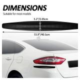 4-Packs Black Anti-Collision Patch Bumper Guard Strip Anti-Scratch Bumper Protector Trim Universal for Cars SUV Pickup Truck - Retail: $9