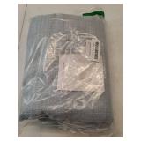 Blue Linen Textured Curtains 84 Inch Length for Living Room Grommet Top Farmhouse Light Filtering Window Drapes for Bedroom, 2 Panels Heathered Sky Blue - Retail: $27