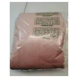 Velvet Curtains 72 inches Length, Back Tab & Rod Pocket Soft Fabric Curtains & Drapes for Home Office Attic Cafe Basement, Dusty Pink, W 52 x L 72, 2 Panels Set - Retail: $41