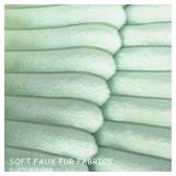 2 Pack 22x22 Pillow Cover Velvet Pillow Covers, Faux Fur Square Throw Pillow Covers for Living Room Decorations Throw Pillow Case, Throw Pillow Cover Cushion Cover for Sofa Bedroom Car, Sage Green - R