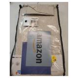 100% Blackout Shield Linen Blackout Curtains for Bedroom 90 Inches Long, Back Tab/Rod Pocket Living Room Drapes, Thermal Insulated Blackout Curtains 2 Panels Set, 50 W x 90" L, Oatmeal - Retail: $49"