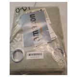 Linen Blackout Curtains Durable Thick Textured Linen Look 100% Blackout Patio Door Curtain Anti Rust Grommet Extra Wide Sliding Door Curtain Panel, W100 x L96 inch - Sage - Retail: $46