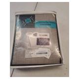 Faux Linen Curtains for Living Room (1 Panel) - 50W X 96L - Textured Room Darkening Curtains for Bedroom 96 Inches Long - Drapes for Home Decor, Birch - Retail: $36