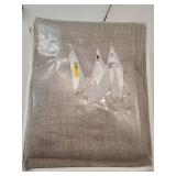 Faux Linen Curtains for Living Room (1 Panel) - 50W X 96L - Textured Room Darkening Curtains for Bedroom 96 Inches Long - Drapes for Home Decor, Birch - Retail: $36