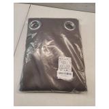 Blackout Curtains for Bedroom 63 inch Length 2 Panels - Window Treatment Thermal Insulated Solid Grommet Blackout for Living Room (52 by 63 Inch, Grey)