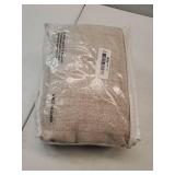 Natural Linen Curtains 90 Inches Long for Living Room Back Tab Textured Light Filtering Window Drapes with Ring Clips for Bedroom Dining Room, 52 X 90 Inch, 2 Panels - Retail: $33