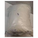 Organic Wool Pillow Queen Size, Soft Breathable Support Bed Pillows for Sleeping, Luxury Down Alternative Pillow for Side & Back Sleepers, 100% Cotton Cover, Natural Wool Filling (Off White)