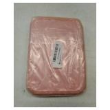 Plastic Fast Food Serving Tray, 3 Pcs 9.8 x 6.7" Reusable Rectangular Cafeteria Serving Platter for Party Kitchen Restaurant, Pink - Retail: $13"