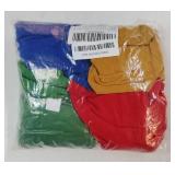 4Pcs Yellow Red Green Blue Cylinder Pedestal Stand Covers, Spandex Cylinder Covers Stands for Party, Birthday & Wedding Dessert Table Decor - Retail: $22