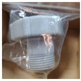 Swimming Pool Drain Fitting Connects Fit for Coleman Pools,ID1.5-inch Connect To The Bottom Of The Pool, OD1.0-inch.Internal Thread 3/4-inch Connect To The Garden Pipe - Retail: $7