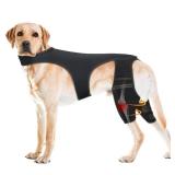 Dog Knee Brace for Hind Legs, Adjustable Dog Leg Braces for Both Back Legs with 4 Stabilizers, Strong Support for Torn CCL, Luxating Patella, Ligament Injuries, Hip Dysplasia, XL - Retail: $72
