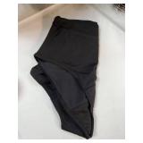 Period Swimwear High Waisted Swim Bottoms Menstrual Leakproof Bikini Short for Teens, Girls, Women (Black,L) - Retail: $20