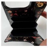 iPhone 16 Pro Case Wallet - Women Girls Cute Girly Aesthetic Unique Design Leather Credit Card Holder Cardholder Stand Wristband for iPhone 16 Pro, Grow Flower - Retail: $17