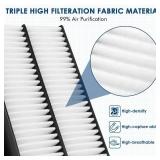 CA10013 Replacement Engine Air Filter, Efficient Filtration Offers 99% Air Purification, Fit for Honda Odyssey (2005-2010), Pilot (2009-2015), Acura MDX (2007-2009). - Retail: $10