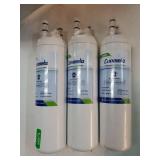 Replacement Water Filter, Compatible with Frigidaire WF3CB, Pure Source 3, 706465, 242069601, 242086201, 242017800, WF425, Height 9 inches, Pack of 3. One NOT Sealed. - Retail: $26