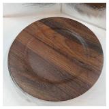 10 Pack Farmhouse Charger Plates, 13