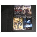Action Movie DVD Collection Bundle - Heat, Push, Lawless, Brick Mansions