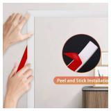 Peel and Stick Chair Rail Panel Molding, 240