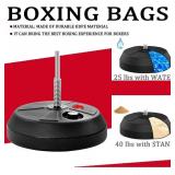 Reflex Punching Bag with Stand - Adjustable Height for Adults & Teens - Includes Boxing Gloves & Speed Bag - Sturdy Base for Fitness, Stress Relief & Home Training