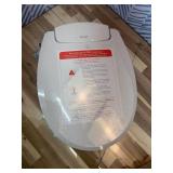 Brondell Bidet Toilet Seat Non-Electric Swash Ecoseat, Fits Elongated Toilets, White - Dual Nozzle System, Ambient Water Temperature - Bidet with Easy Installation