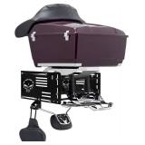 Retails for $108! Garage Detachables Storage Detach Depot Wall Rack, Tour Trunk Pack Pak Luggage Racks for Harley Touring/Road King/Electra Glide/Street Glide/Sportster/Softail/Dyna (Luggage Racks-1)