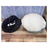 FHTONGE 2 in 1 Heated Cat Bed Cave with Timer Temp Adjustment, Thermal Enclosed Kitten Bed Hideaway Machine Washable, Self-Warming Cozy Pet Nest Covered Beds for Indoor Kitten Old Cat Puppy Small Dog