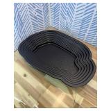 XLarge Reptile Bathing Pool Reptile Feeding Dish Water Bowl with Steps Aquarium Ornament for Gecko, Snake, Turtle, Bearded Dragon, Lizard Bath