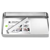 Yangbaga Stainless Steel Reusable Litter Tray, Compatible with Petsafe Scoop-Free Self-Cleaning Litter Box, Efficient Poop Collecting Design, Odor Control & Rust-Proof, Money-Saving Litter Box