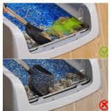 Yangbaga Stainless Steel Reusable Litter Tray, Compatible with Petsafe Scoop-Free Self-Cleaning Litter Box, Efficient Poop Collecting Design, Odor Control & Rust-Proof, Money-Saving Litter Box